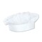 Party Central Club Pack of 48 White Solid Chef's Hat Costume Accessories